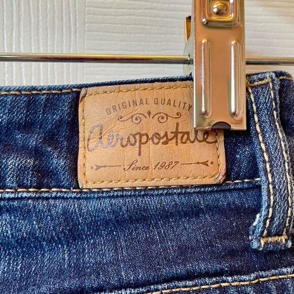 AEROPOSTALE BAYLA SKINNY JEANS SIZE 2 REGULAR LIKE NEW - Picture 5 of 6